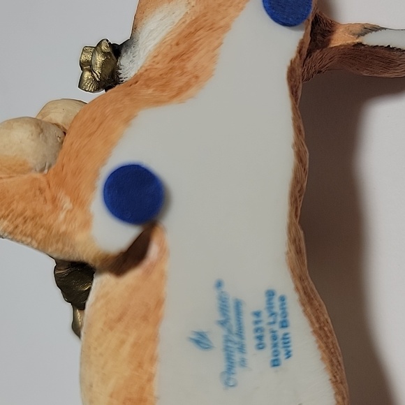 Country Artists "Boxer Laying with Bone" Retired Figurine No. 04314 - Picture 8 of 8